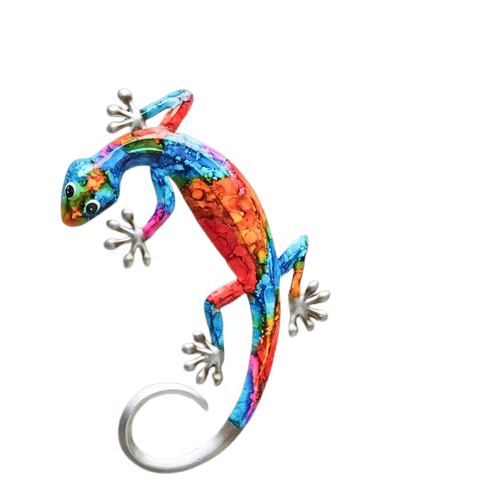 Bronrob Rainbow Gheko Wall Art