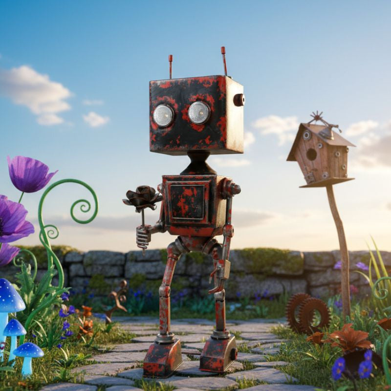 Bronrob Solar Garden Robot