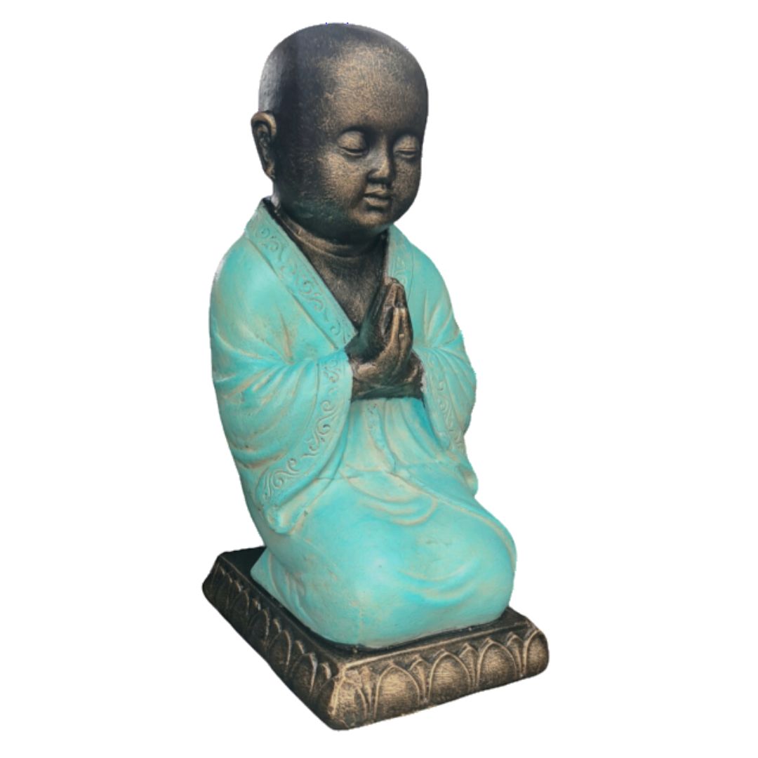 Statue Praying Shaolin Grc Tosca 23x30x53