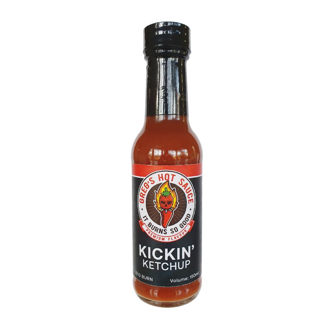 Gregs Hot Sauce Kickin Ketchup 150ml