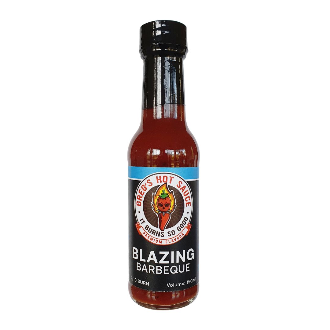 Gregs Hot Sauce Blazing Bbq 150ml
