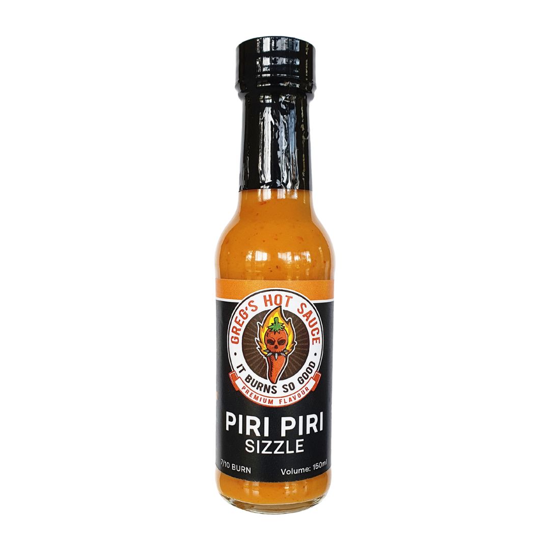 Gregs Hot Sauce Piri Piri Sizzle 150ml