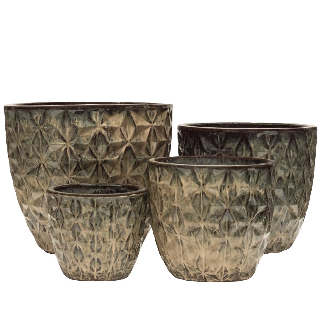 Glazed Diamond Planter Gum [sz:small Clr:gum]