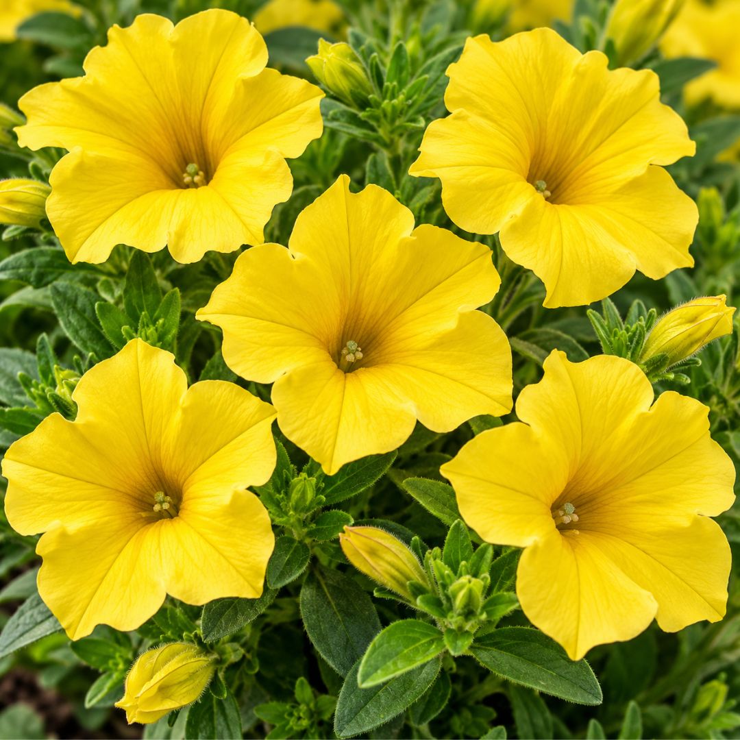 Petunia Supercal Yellow Sun 140mm