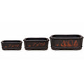 Black Bonsai Pot [sz:small Clr:black]