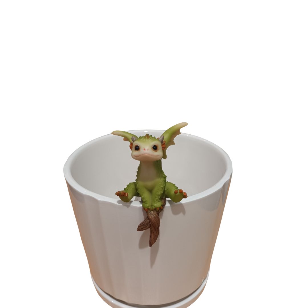Elliot The Dragon Sitting Pot Hanger