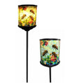 Bees Stained Glass Solar Garden Light