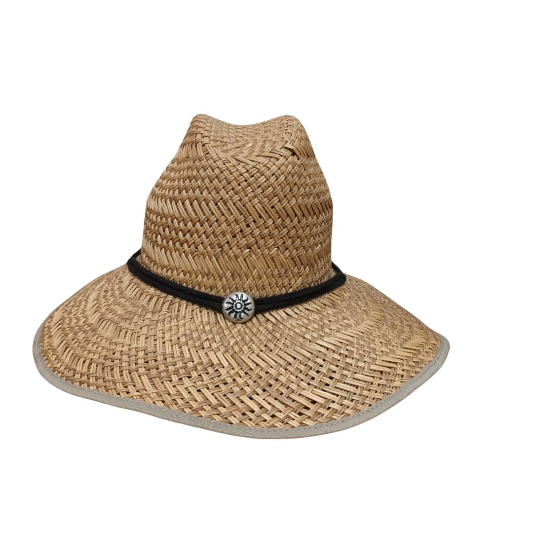 Kato Designs Wide Brim Straw Fishermans Hat M2342