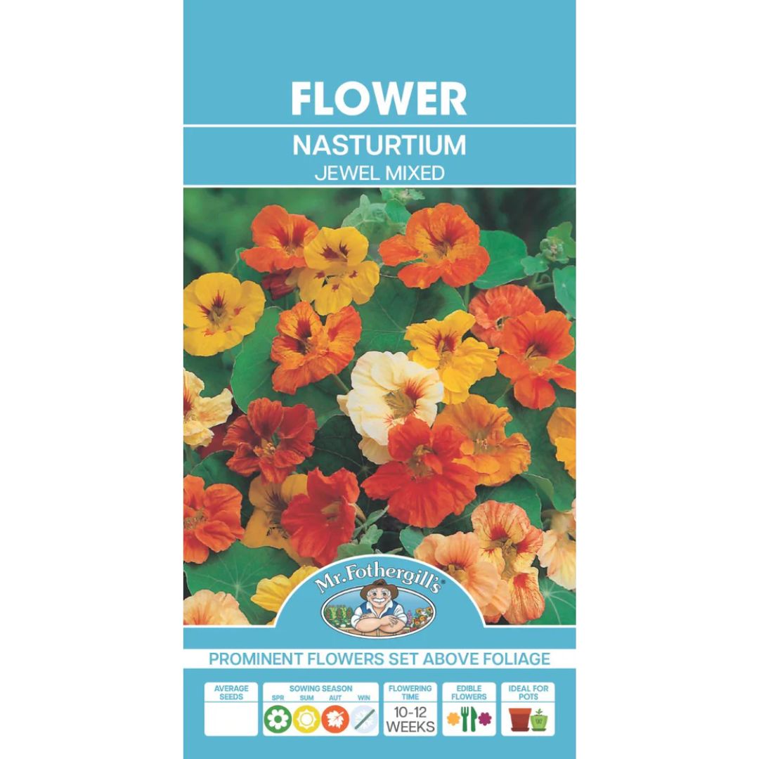 Fothergills Nasturtium Jewel Mixed