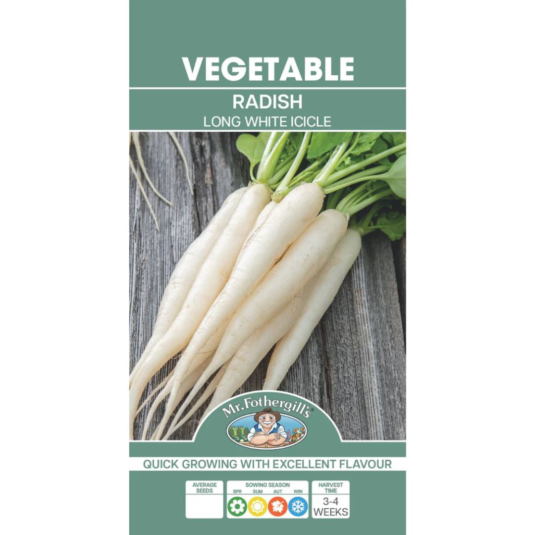 Fothergills Radish Long White Icicle