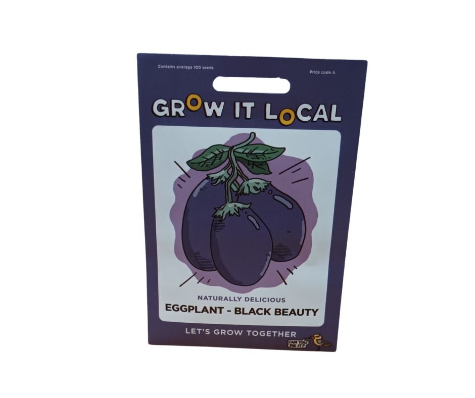 Fothergills Grow It Local Eggplant - Black Beauty