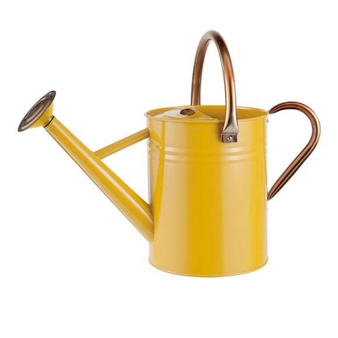 Brunnings Watering Can Heritage Mustard 4.5l