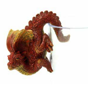 Terracotta Clayworks Dangling Carnelian Dragon Pot Hanger