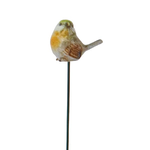 Small Bird On Stake