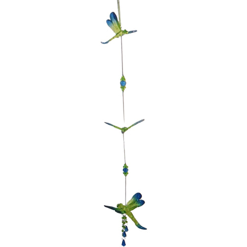 Hanging Acrylic Crystal Dragonfly Sun Catcher Blue/green