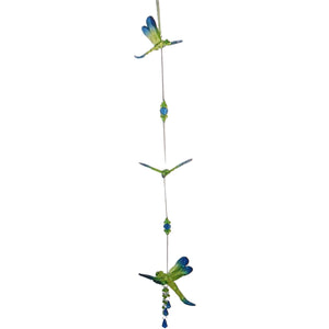 Hanging Acrylic Crystal Dragonfly Sun Catcher Blue/green