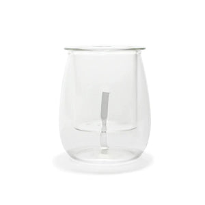 The Compact Mini Self-watering Glass Pot 8.5cmx10cm