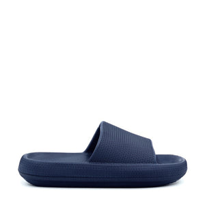 Clogees Womens Softy Fashion Slide Navy 10 [sz:10 Clr:navy]