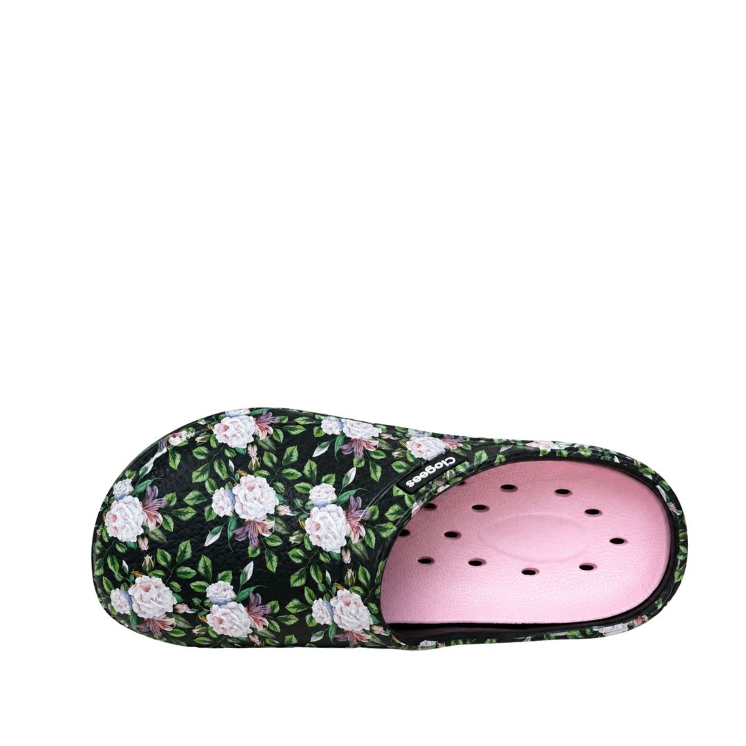 Clogees Womens Garden Clog Roses [sz:6 Clr:roses]