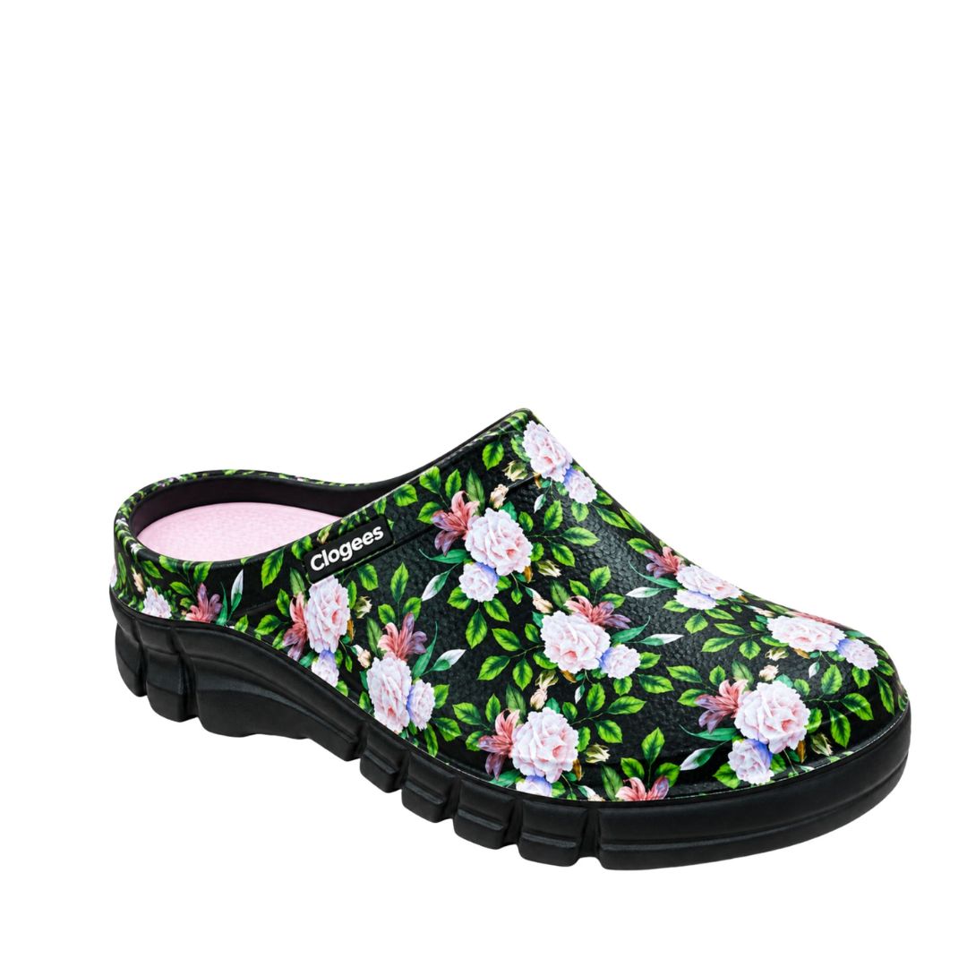 Clogees Womens Garden Clog Roses [sz:11 Clr:roses]
