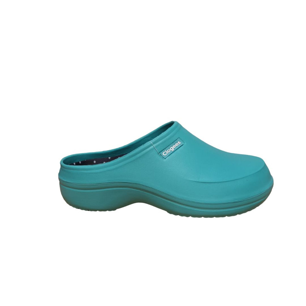 Clogees Womens Eliza Clog Aquamarine [sz:8 Clr:aquamarine]