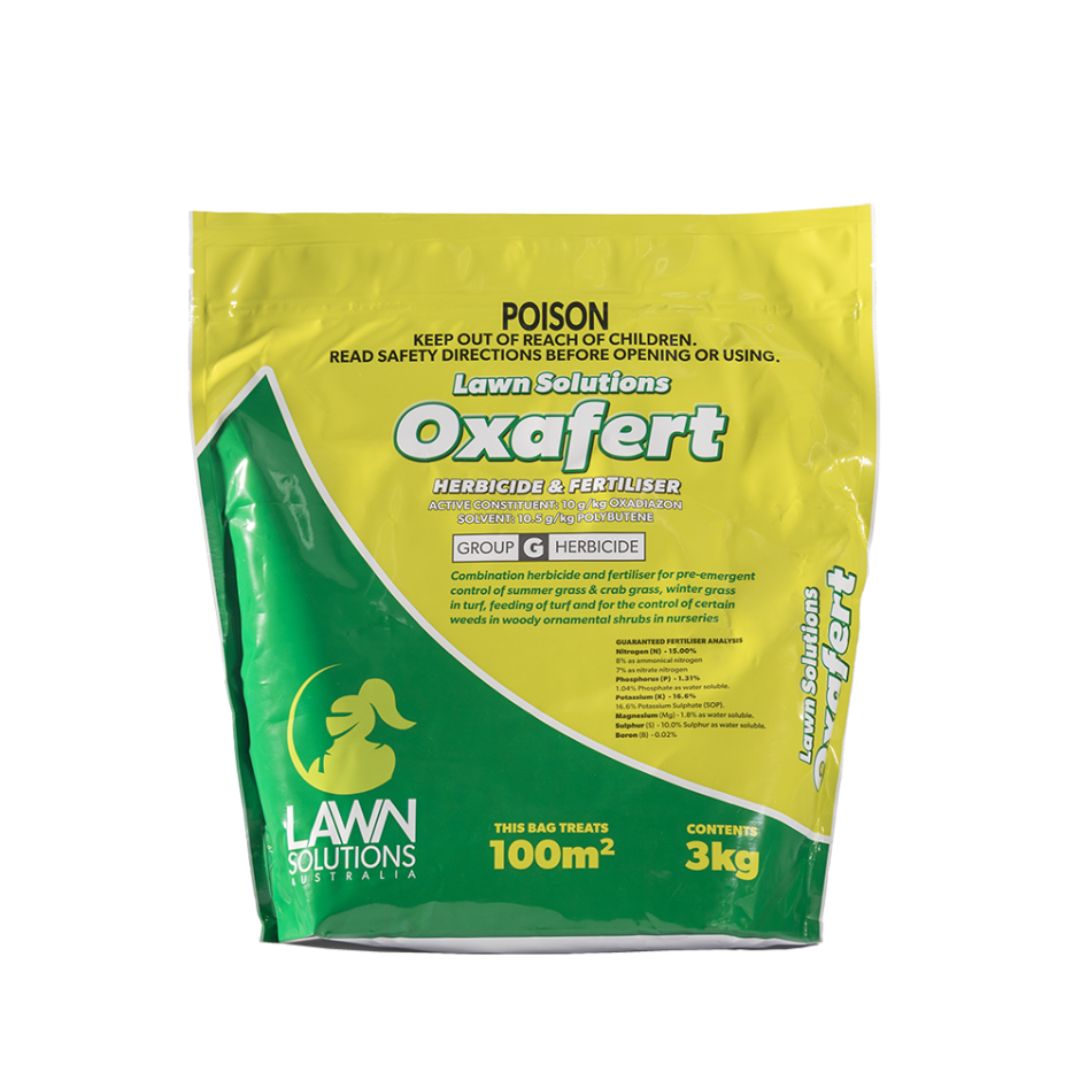 Lawn Solutions Oxafert Herbicide & Fertiliser 3kg 