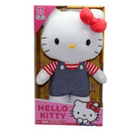 Load image into Gallery viewer, Hello Kitty White Blue Overalls Medium Plush 
