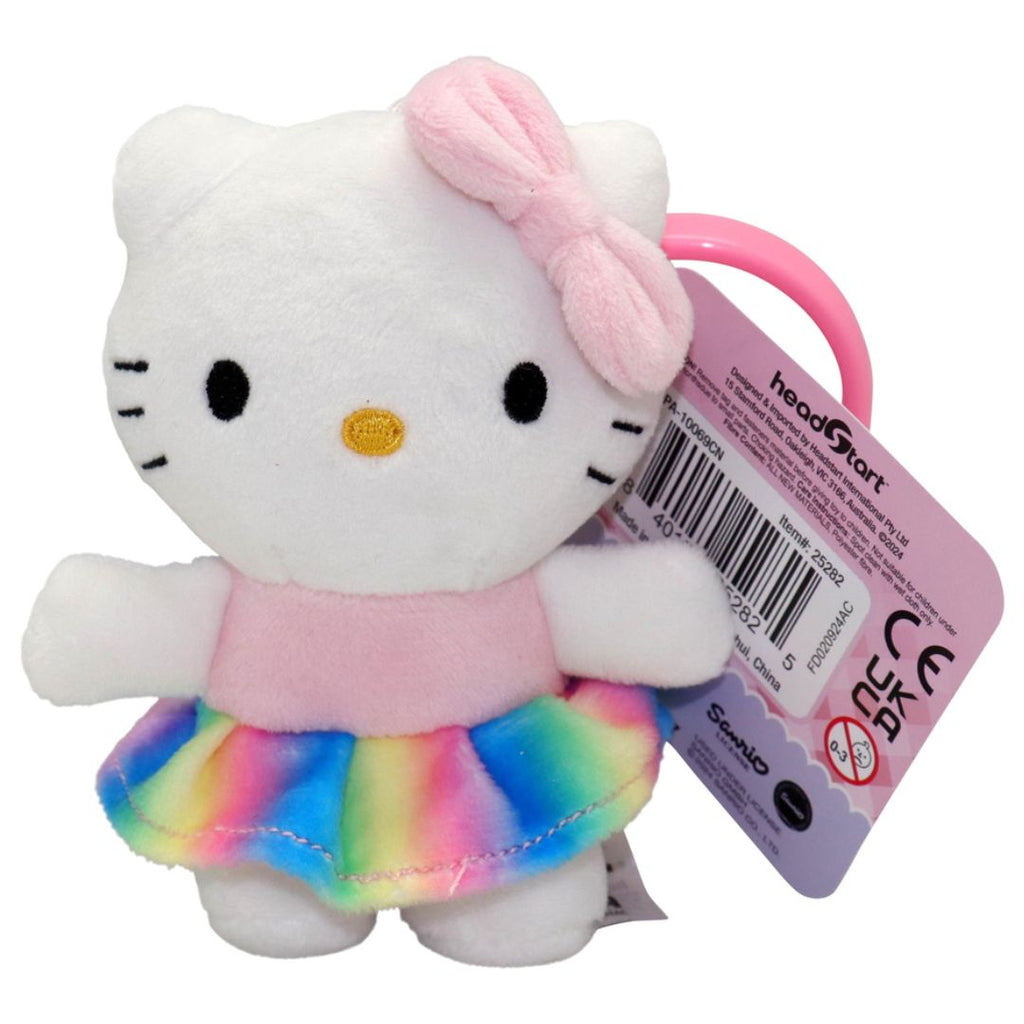 Hello Kitty Bag Tags Rainbow Skirt