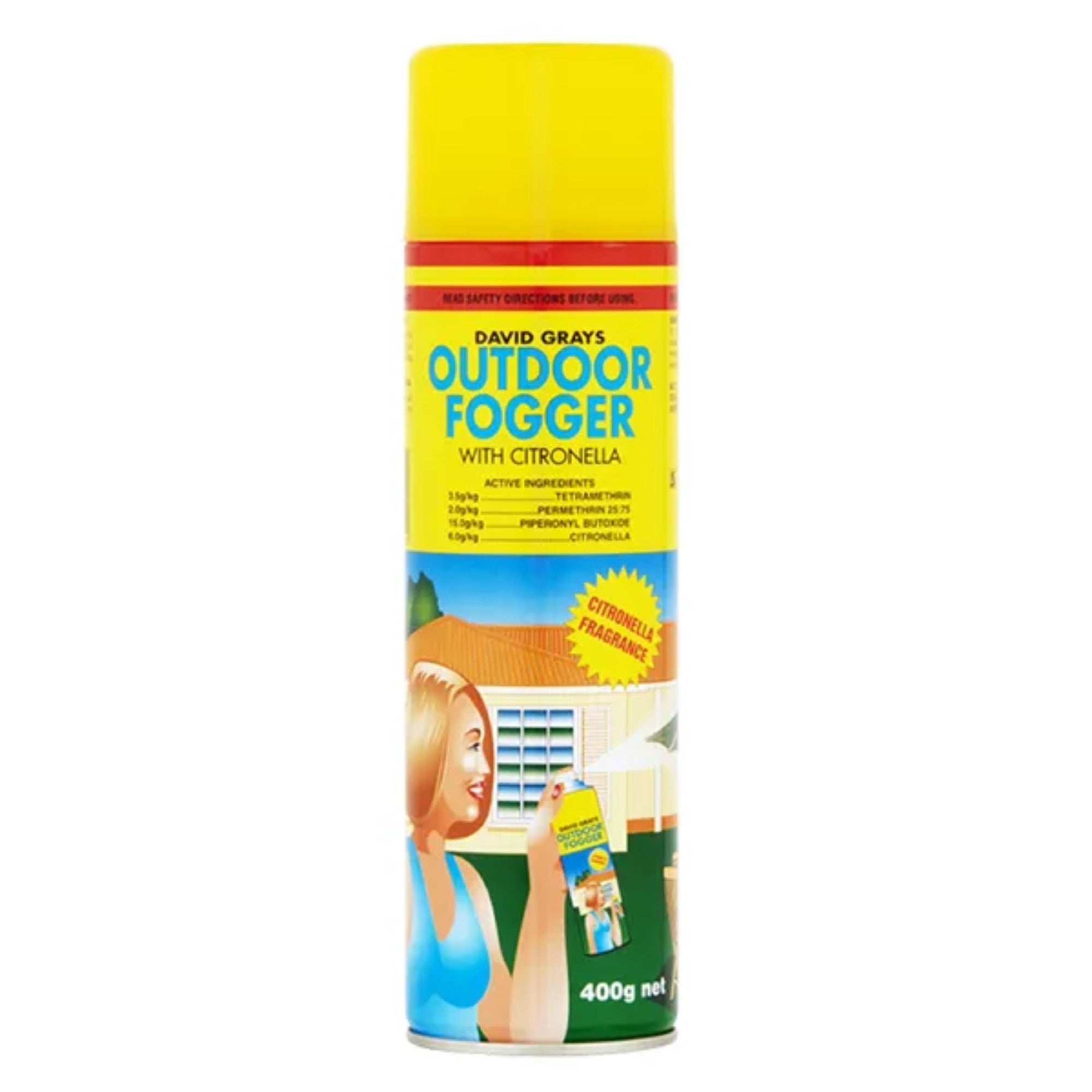 David Grays Outdoor Fogger With Citronella