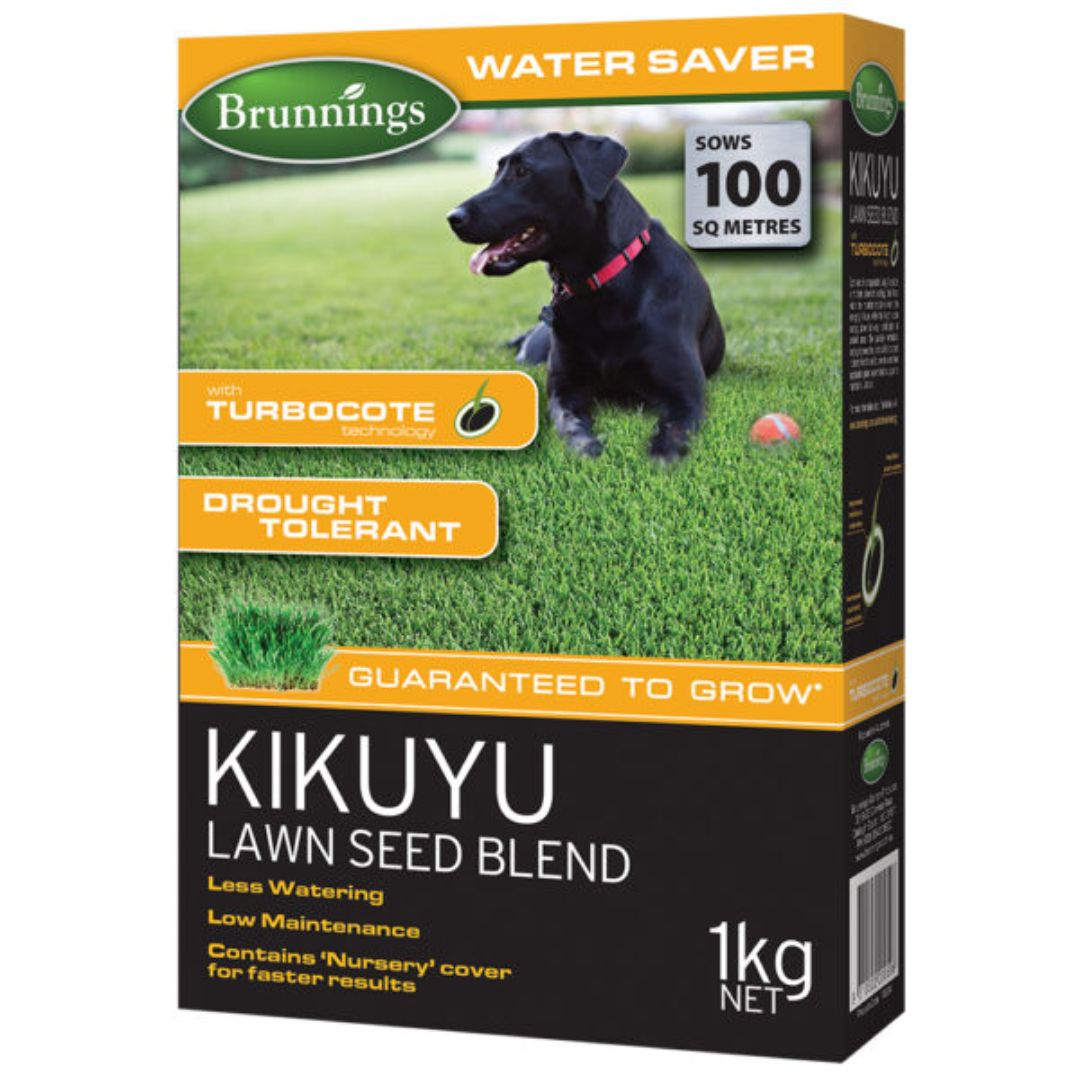 Brunnings Kikuyu Lawn Seed 1kg