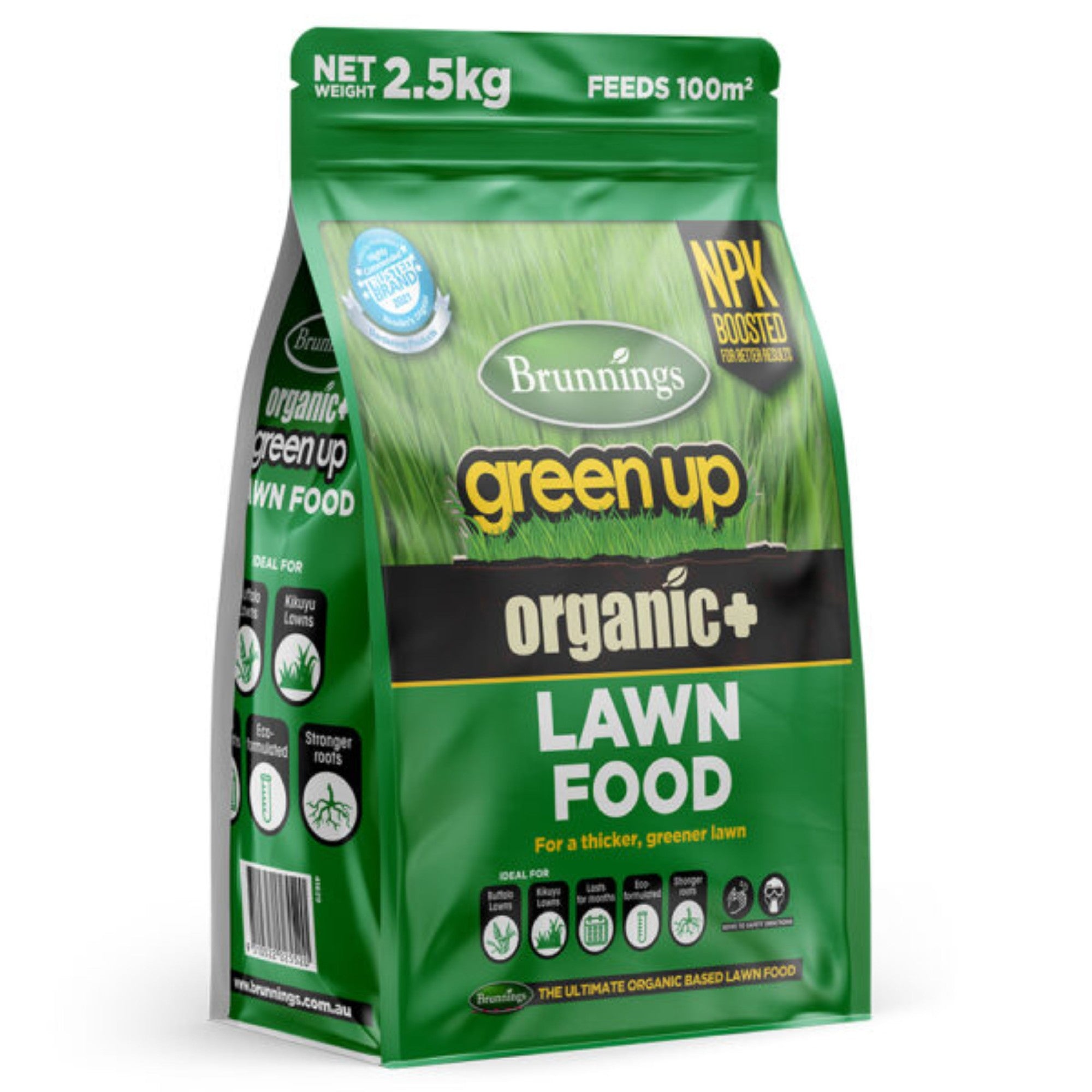 Brunnings Green Up Lawn Food 2.5kg