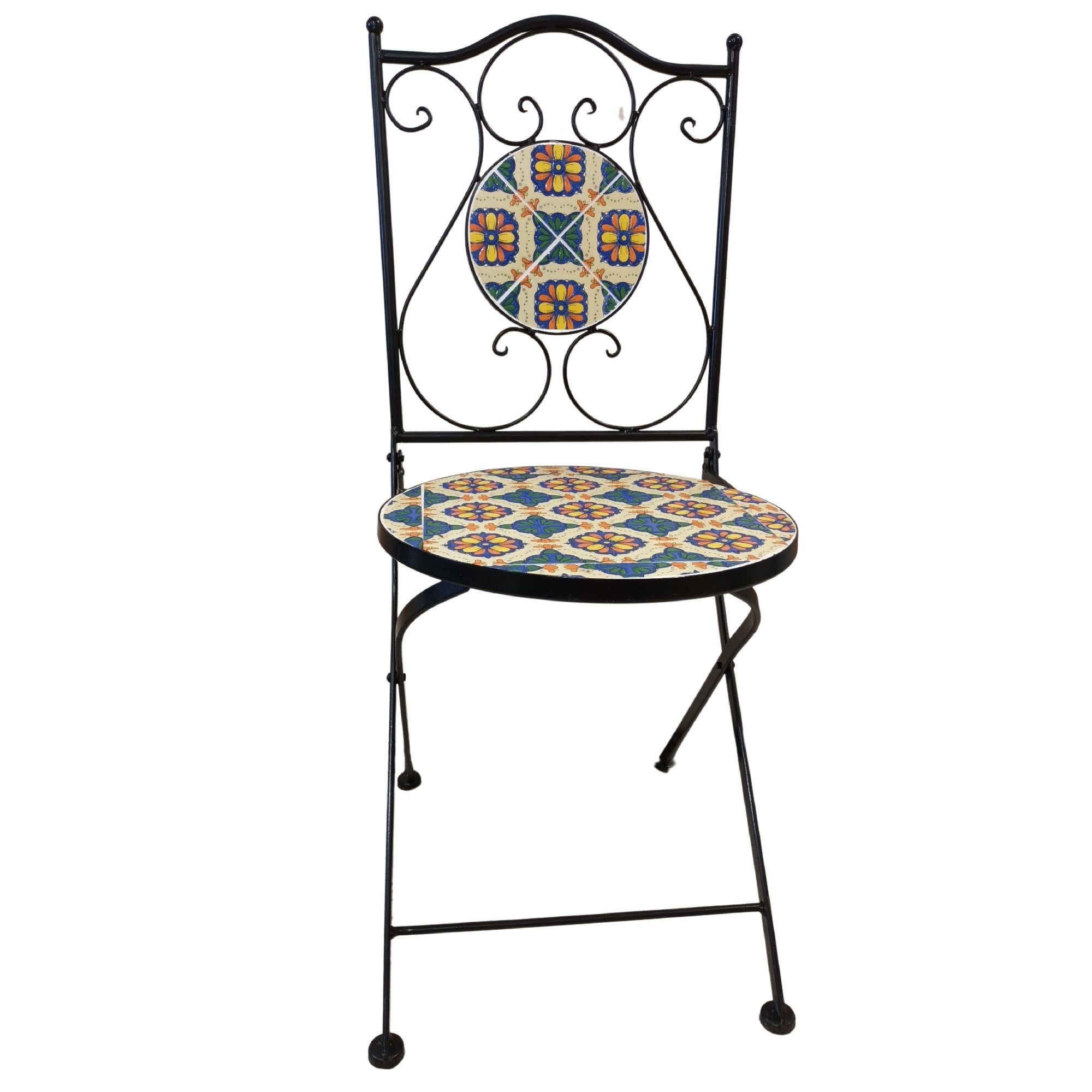 Tanura Mosaic Bistro Indoor Table And Chairs