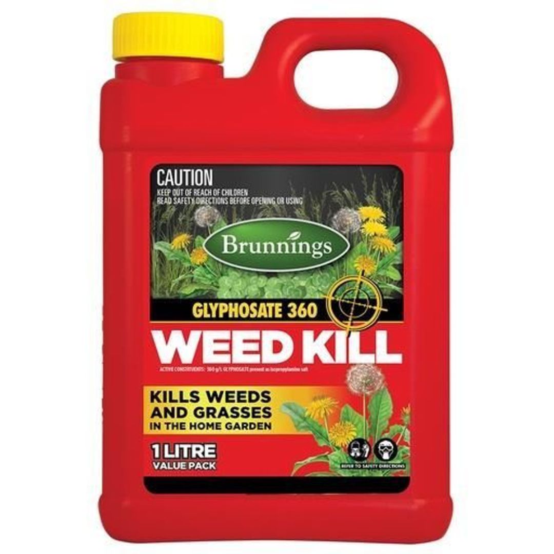 Brunnings Weed Kill Glyphosate "360" 1l Concentrate