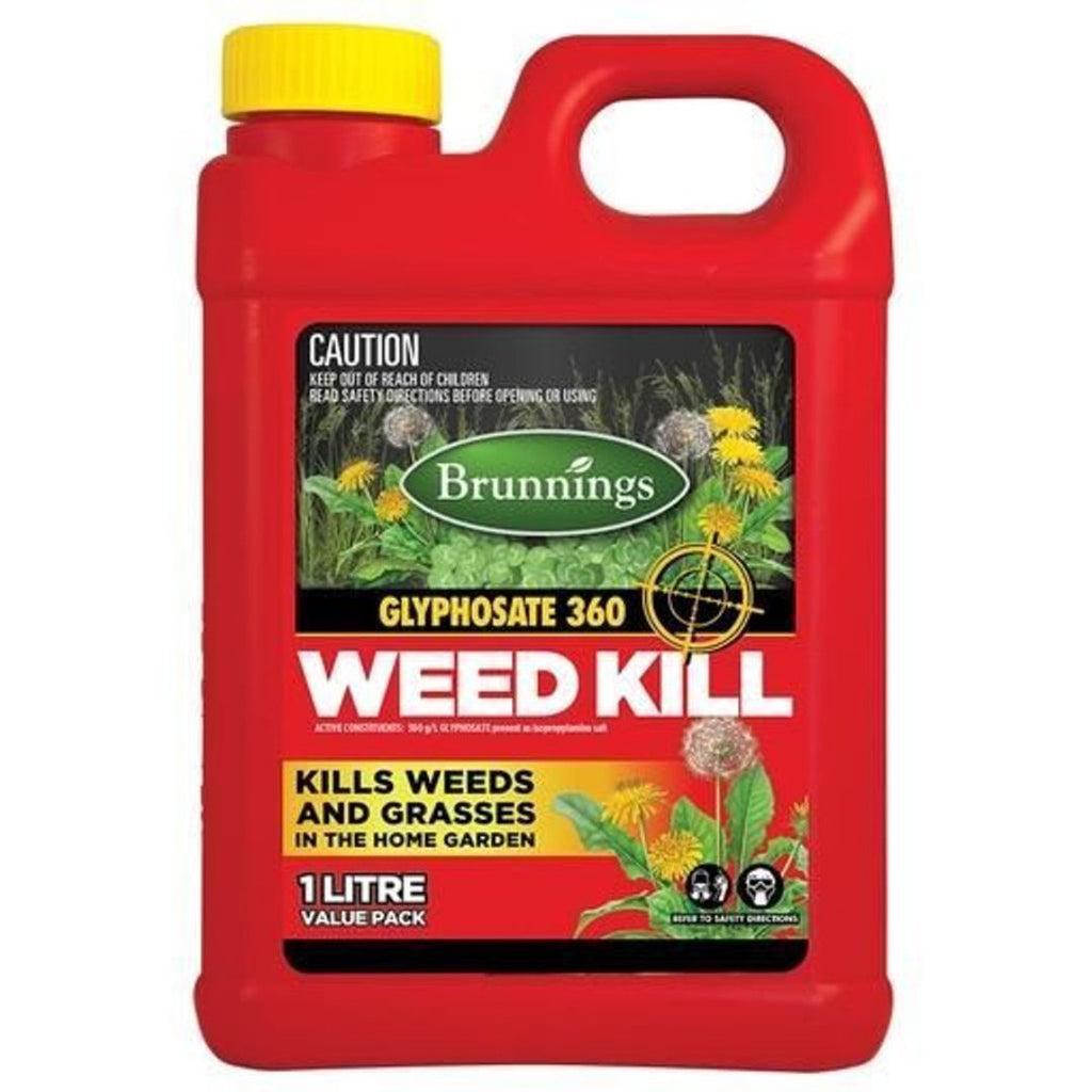 Brunnings Weed Kill Glyphosate "360" 1l Concentrate
