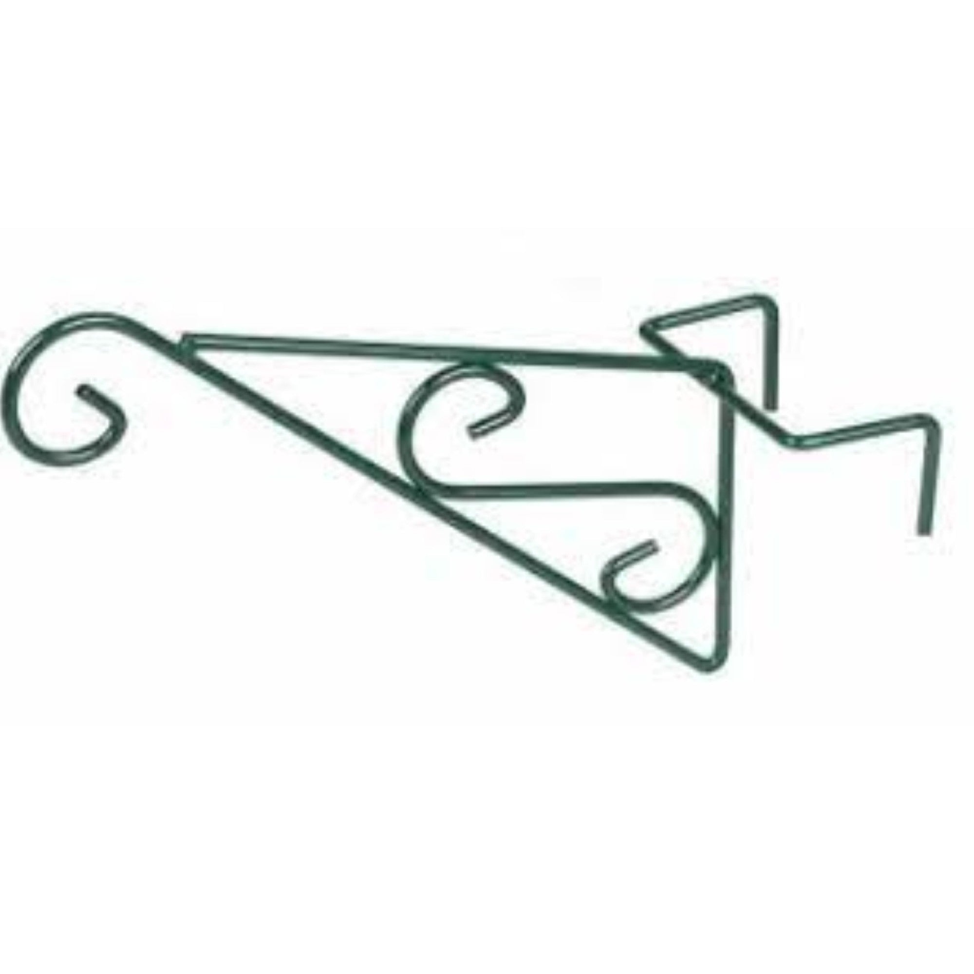 Scrolled Fence Bracket Green 28cm