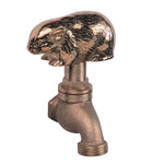 Load image into Gallery viewer, Resin Wombat Tap Top Brass Finish 5x9cm

