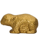 Load image into Gallery viewer, Resin Wombat Tap Top Brass Finish 5x9cm
