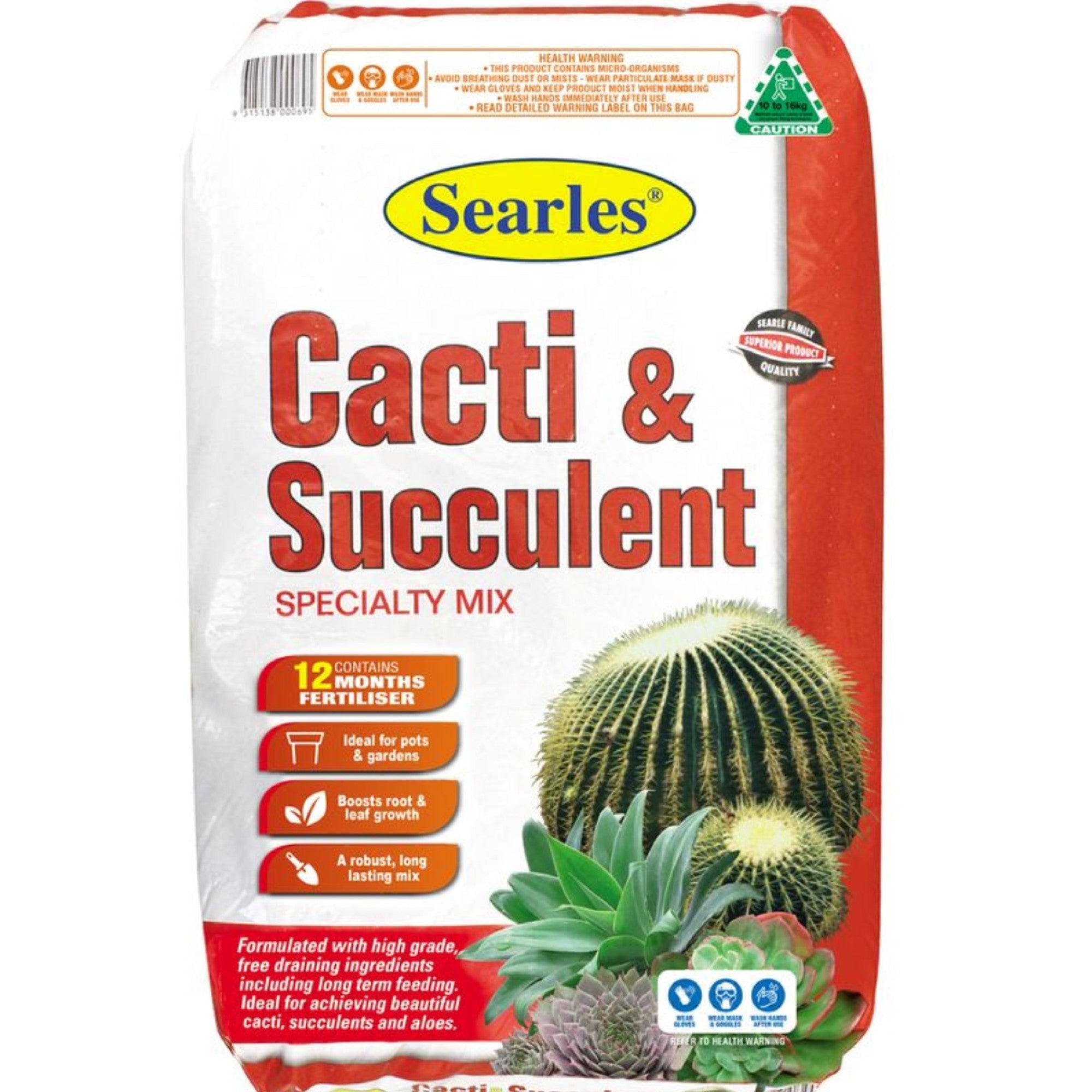 Searles Cacti & Succulent Speciality Mix 25lt