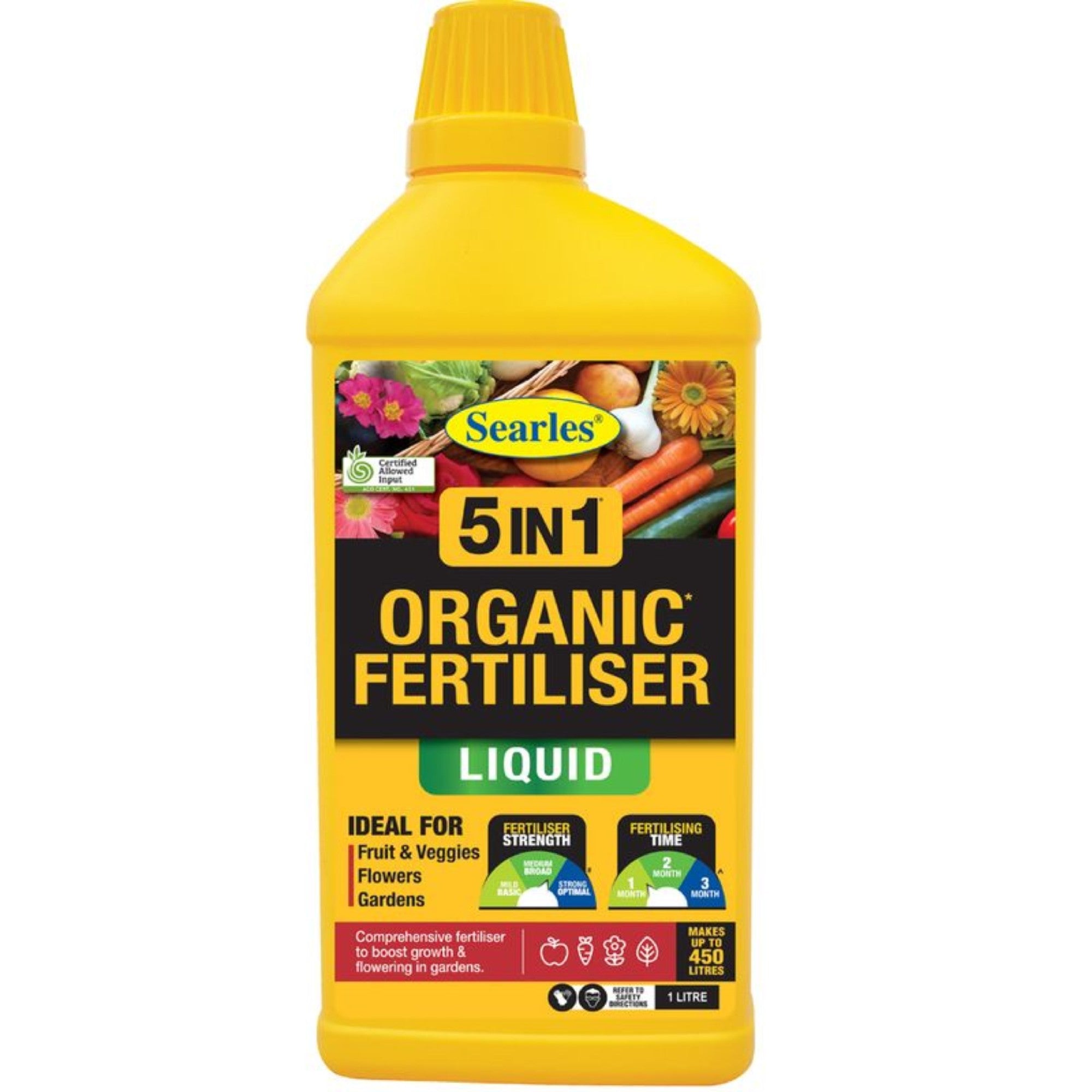 Searles 5 In 1 Organic Fertiliser Liquid 1lt