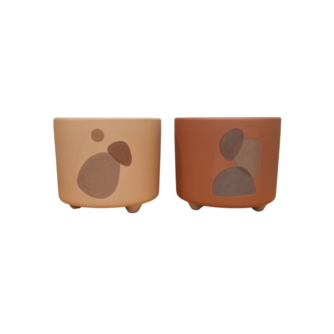 Tate Planter Pot  Assorted Designs 14x12cm