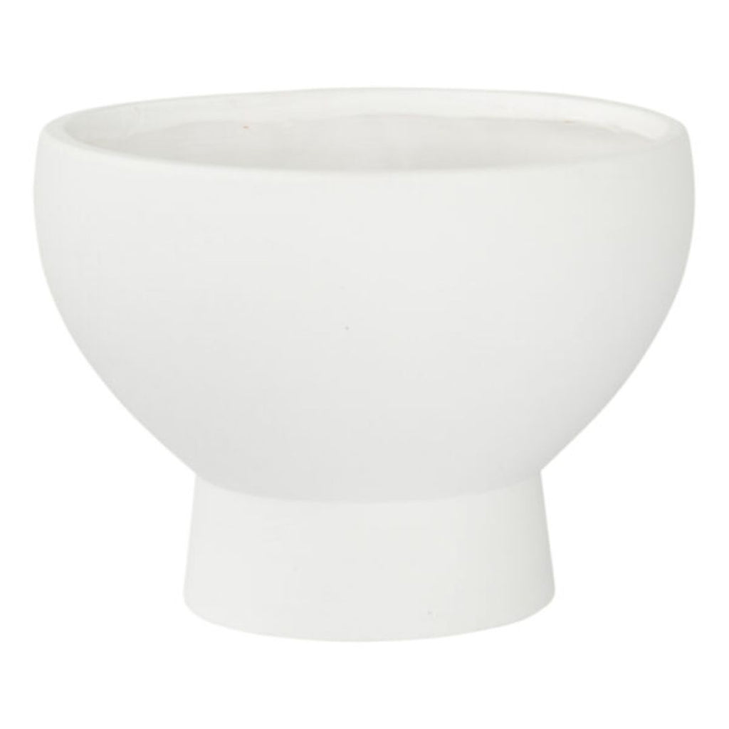 Melanie Planter Pot White 19.5x14.5cm