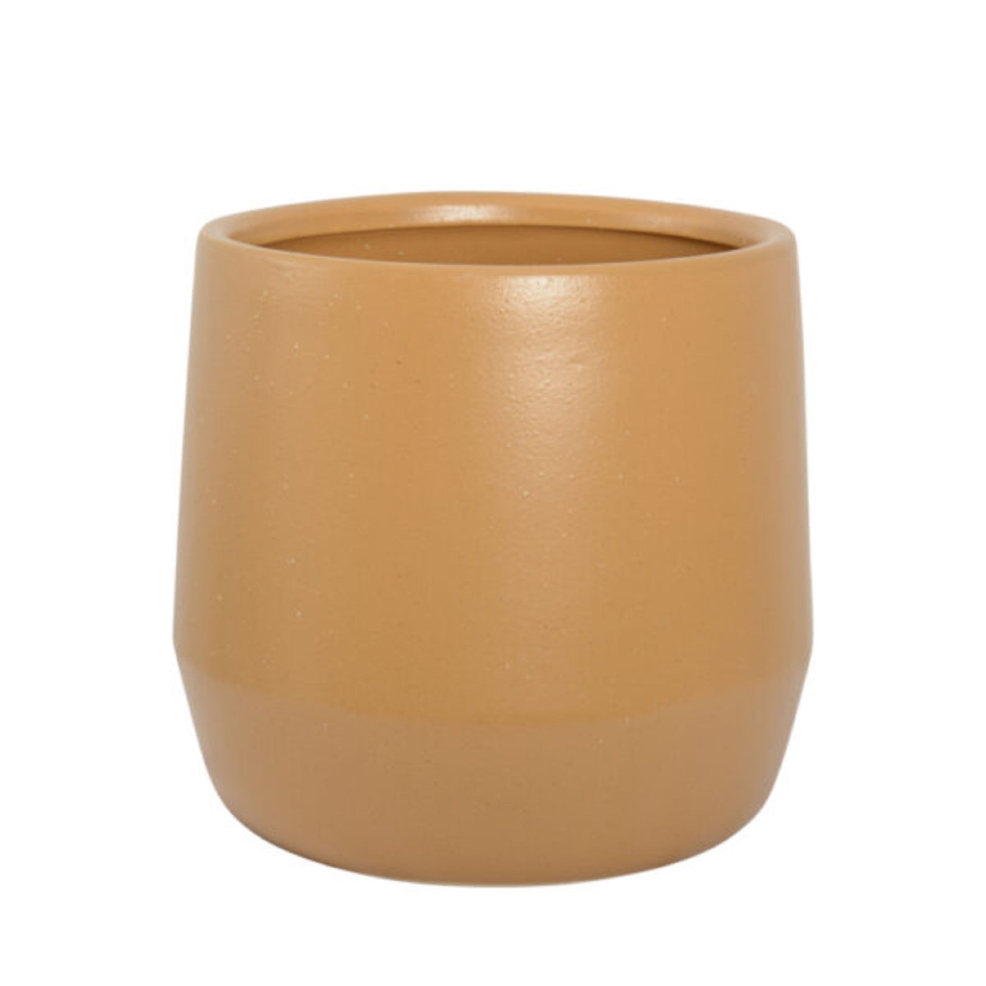 Juno Planter Pot 18 X 17cm Mustard