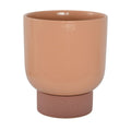 Penny Planter Pot With Stand Blush/rosewood 20x23.5cm 