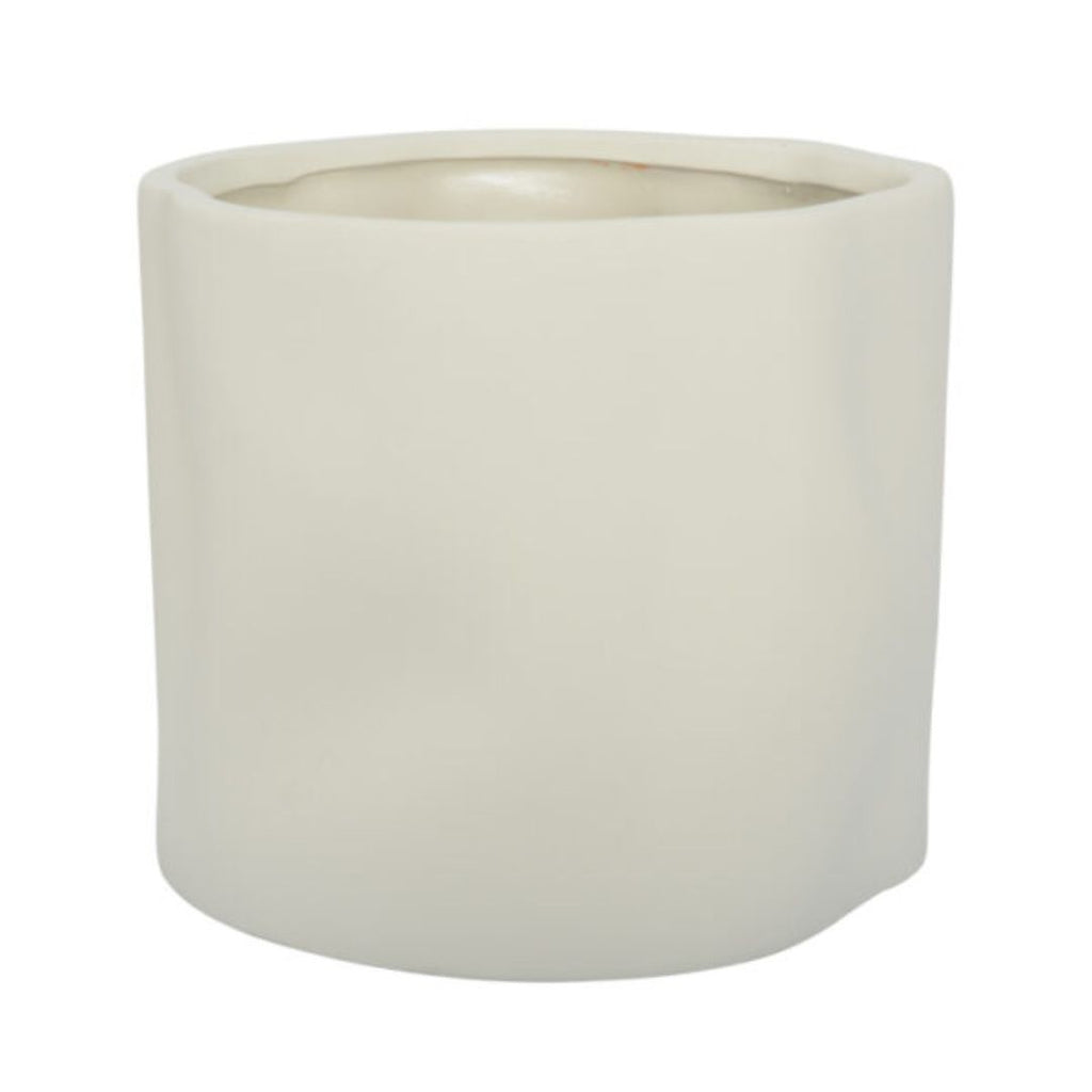 Habitat101 Nina Planter Pot Bone 20.2 X 17cm 