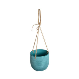 Habitat101 Daisy V2 Hanging Planter Pot Peacock 14.5 X 12.5cm 