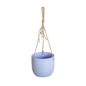 Habitat101 Daisy V2 Hanging Planter Pot Periwinkle 14.5 X 12.5cm 