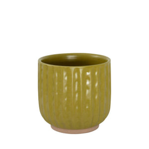 Habitat101 Bea Planter Pot Citrus Green 13 X 13cm 