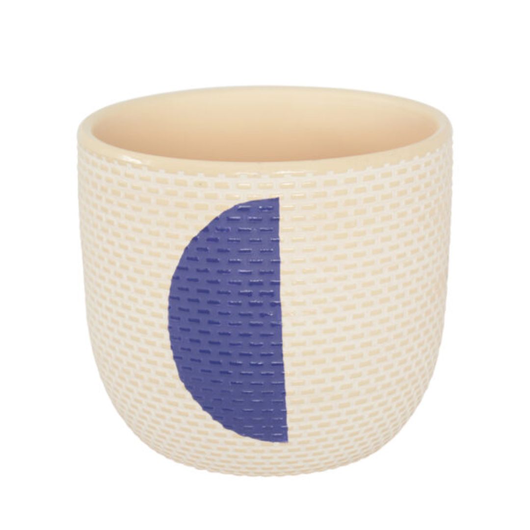 Rosa V2 Planter Pot Sand 14.5x12.5cm