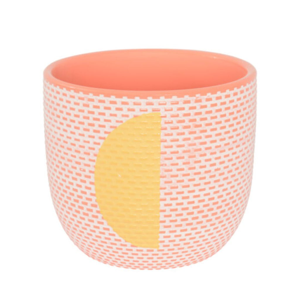 Rosa V2 Planter Pot Coral 14.5x12.5cm