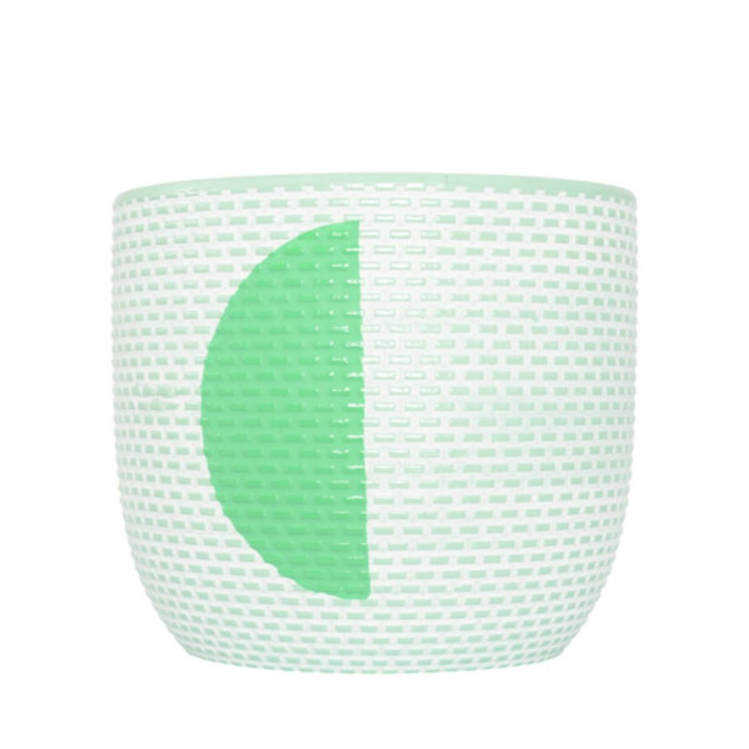 Rosa V2 Planter Pot Mint 14.5x12.5cm